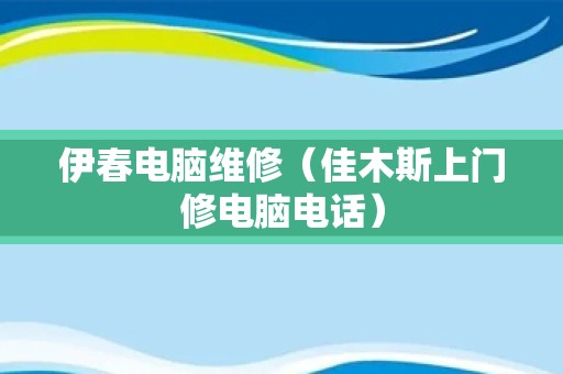 伊春电脑维修（佳木斯上门修电脑电话）